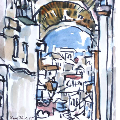 Andreas Korn: Artproduktion (Kunstraum - Aquarell in Vejer) Andreas Korn: Artproduktion (Kunstraum - Aquarell in Vejer)